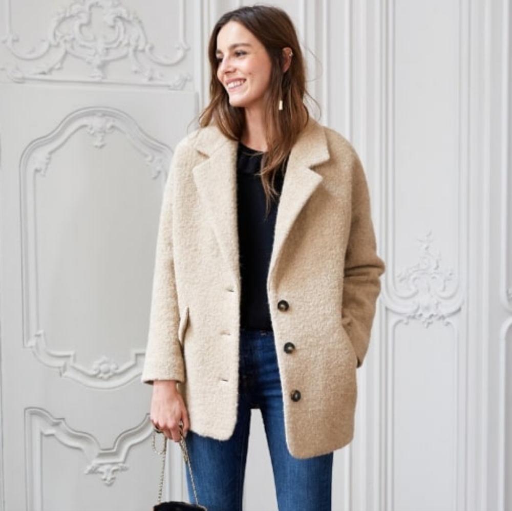 Sezane Alicia Teddy Coat • SZ 6/38